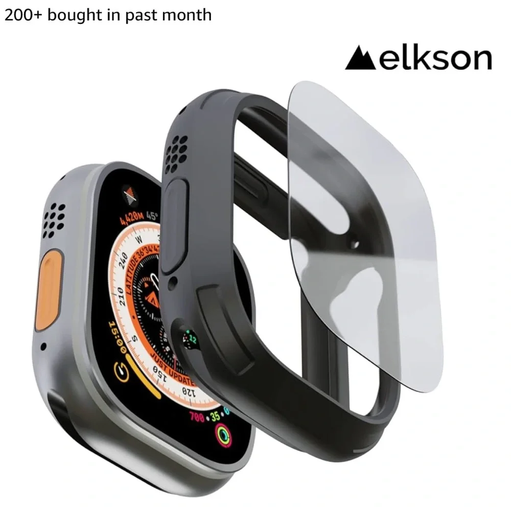 NWT elkson bumper Apple Watch case. Band not included. 49mm